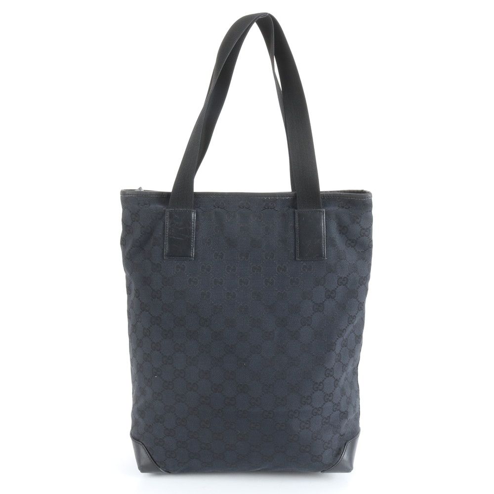 美品 グッチ GGキャンバス 019-0401 レザー トート バッグ ショルダー