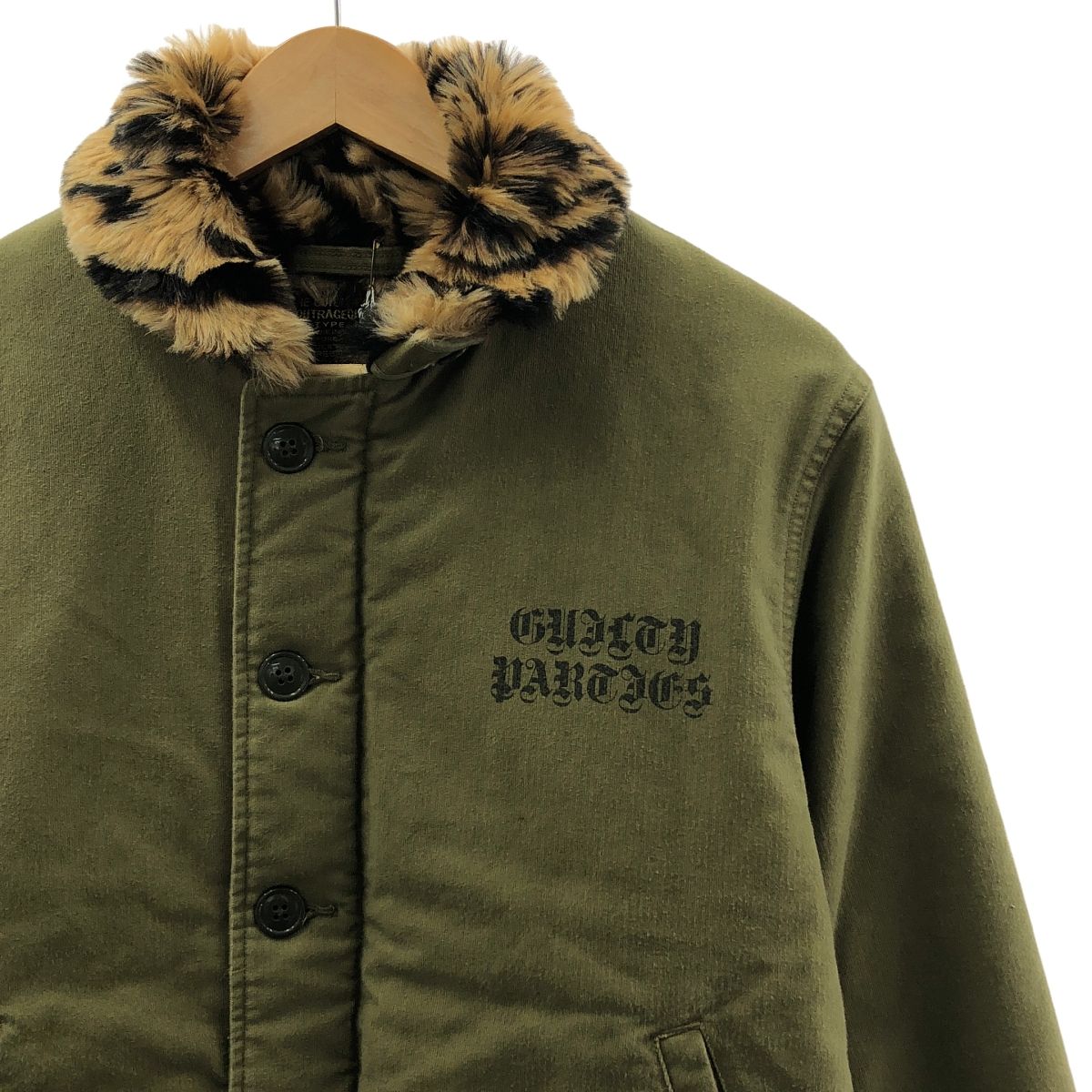 新品】 WACKO MARIA / ワコマリア | N-1 DECK JACKET レオパード ボア