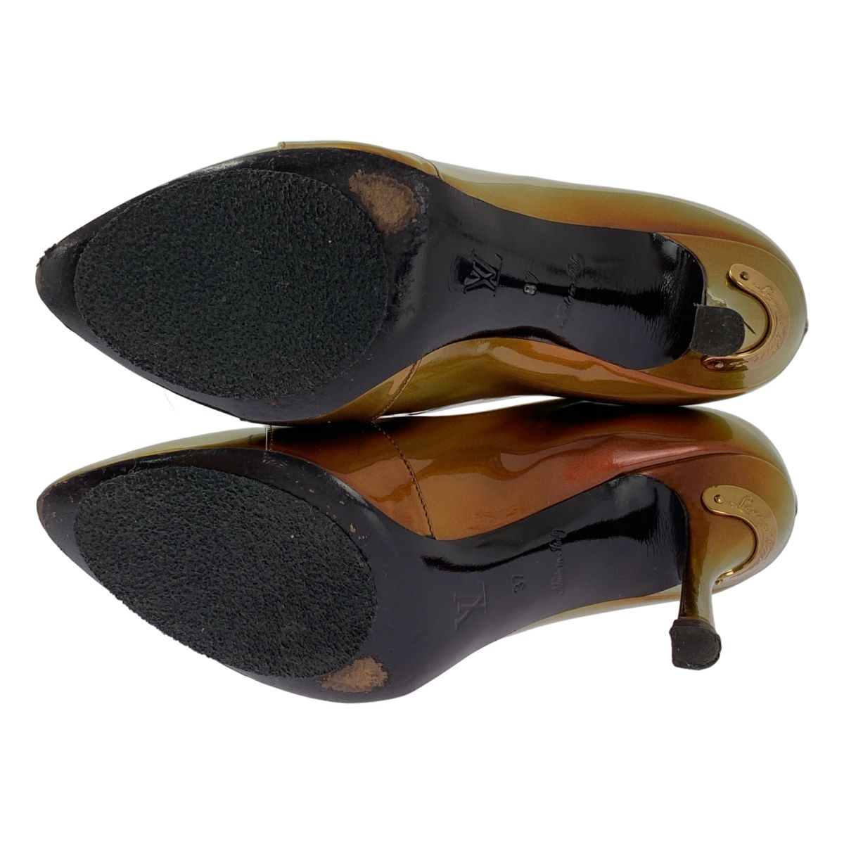 美品】 Louis Vuitton / ルイヴィトン | エナメルレザー ロゴプレート