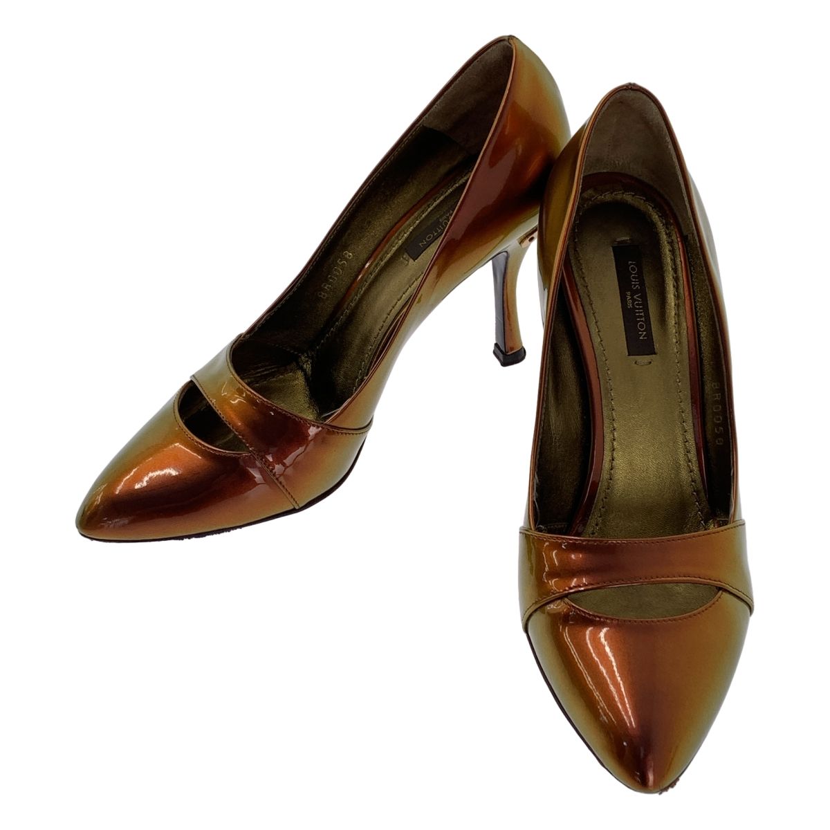 美品】 Louis Vuitton / ルイヴィトン | エナメルレザー ロゴプレート