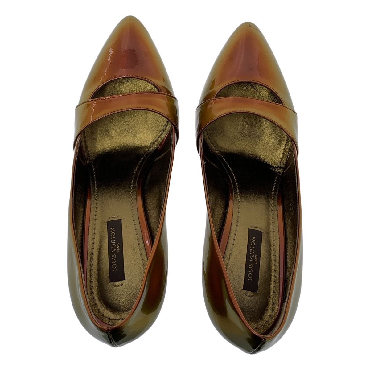 美品】 Louis Vuitton / ルイヴィトン | エナメルレザー ロゴプレート