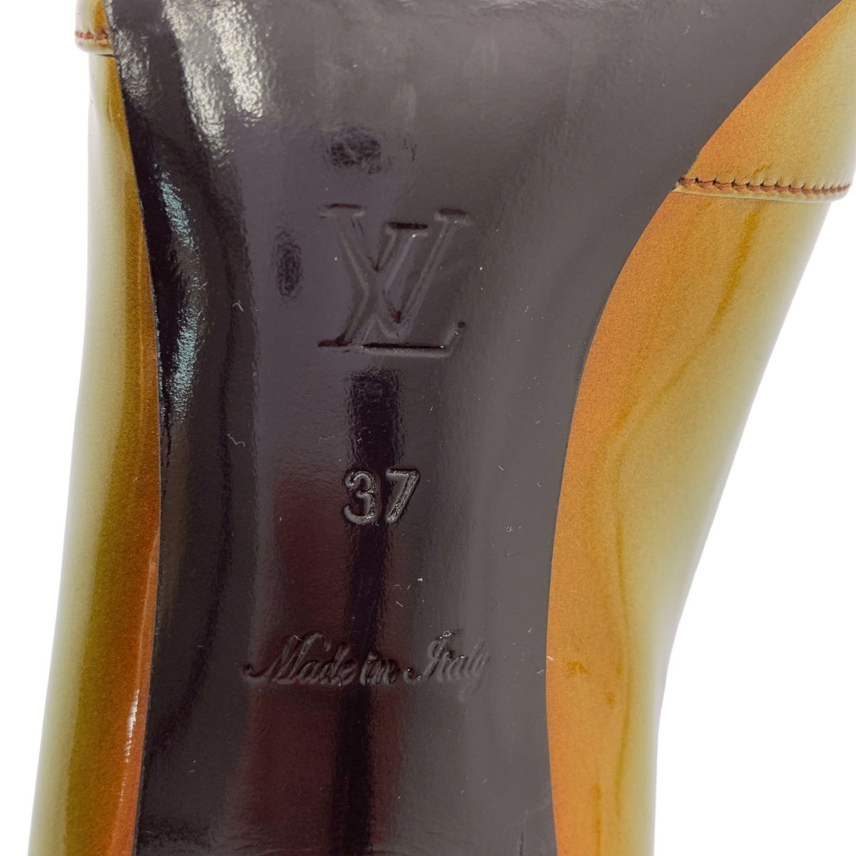 美品】 Louis Vuitton / ルイヴィトン | エナメルレザー ロゴプレート