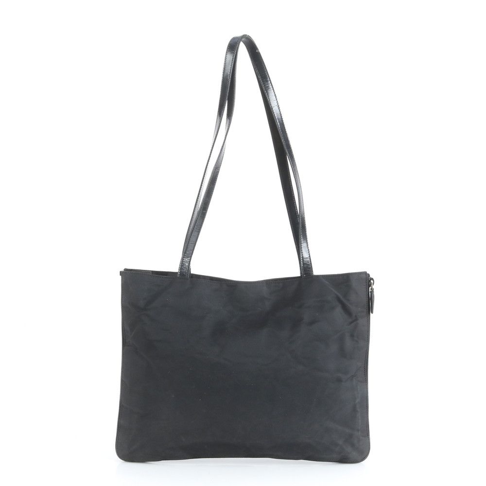 美品 プラダ テスート ナイロン 三角ロゴ レザー トート バッグ 肩掛け