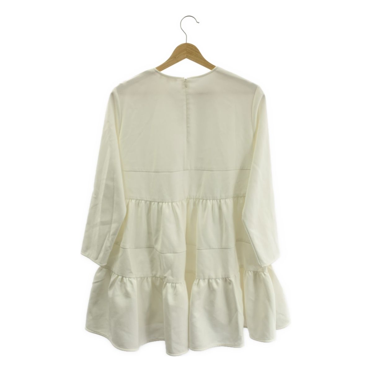 yori / ヨリ | マット ダブルクロス ティアード ブラウス カットソー