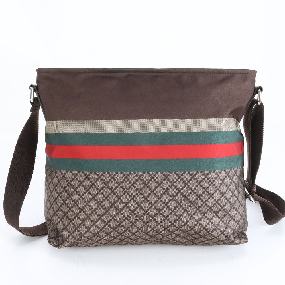 新品同様 グッチ ディアマンテ シェリー ライン 270410 レザー