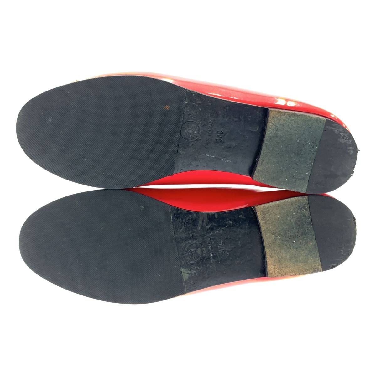 CHANEL シャネル☆フラットシューズ 37 1/2 バレエ ココマーク CHANEL / シャネル | パテントレザー ココマーク バレリーナ フラット