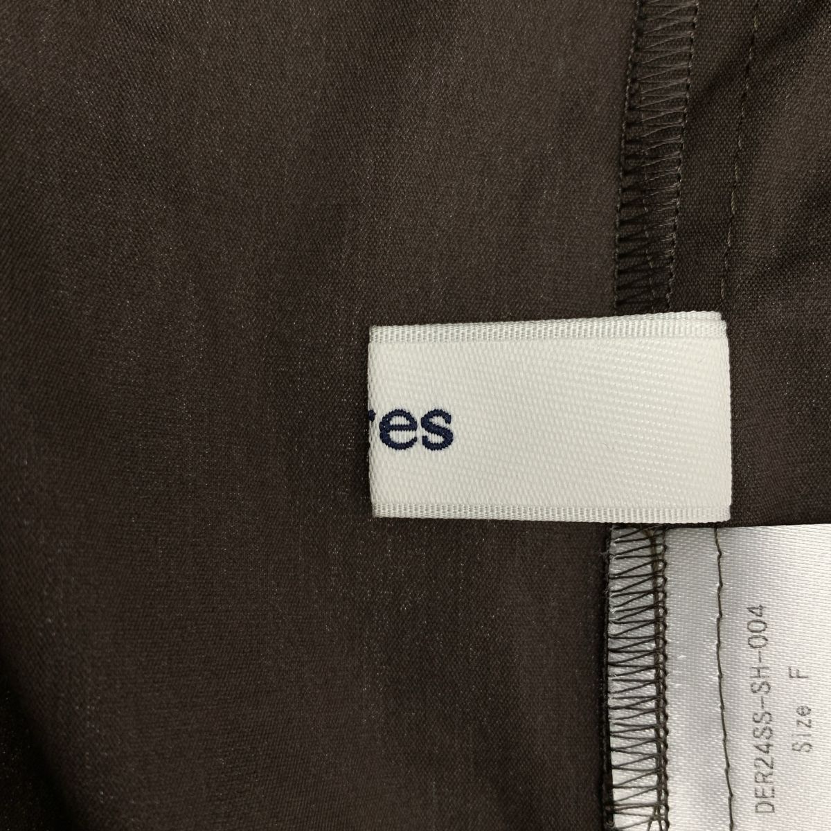 美品】 deres / デレス | half sleeve blouse コットン ブラウス