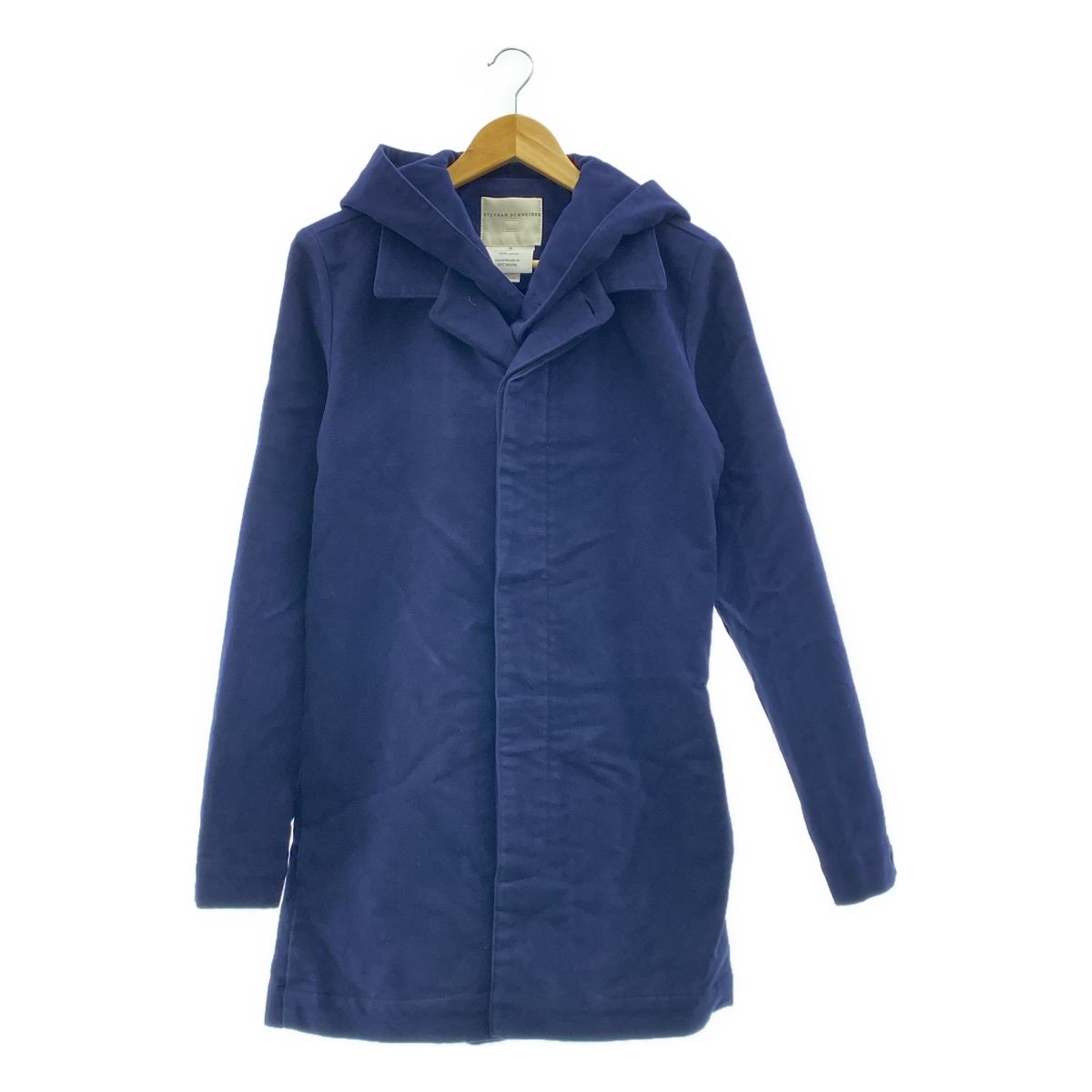 ステファンシュナイダー ウールメルトンフーデッドコート ベルギー製 シームレス STEPHAN SCHNEIDER ステファンシュナイダー フーデッドコート ウール