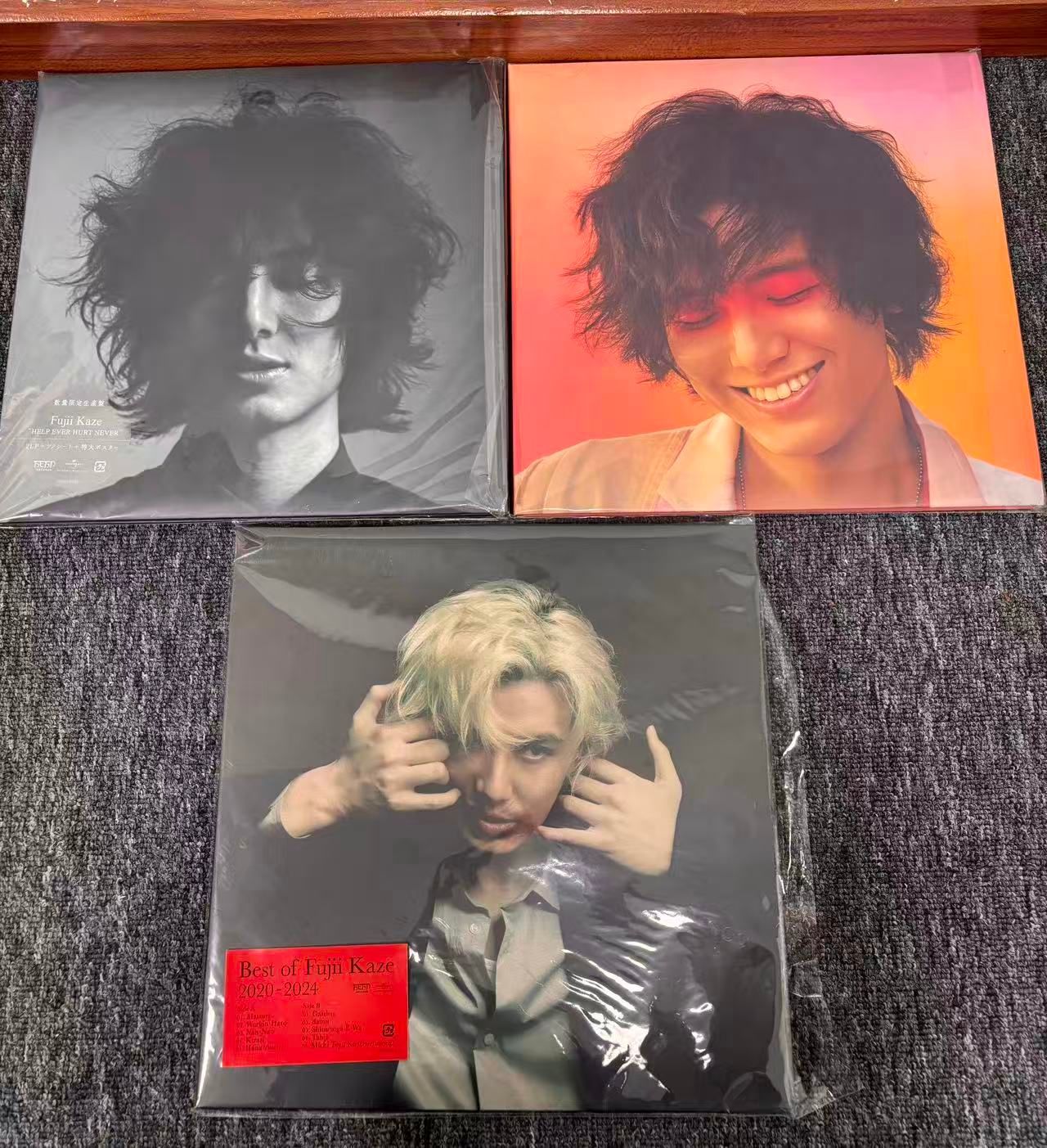 藤井風 HELP EVER HURT NEVER レコード アナログ盤 3枚セット - メルカリ