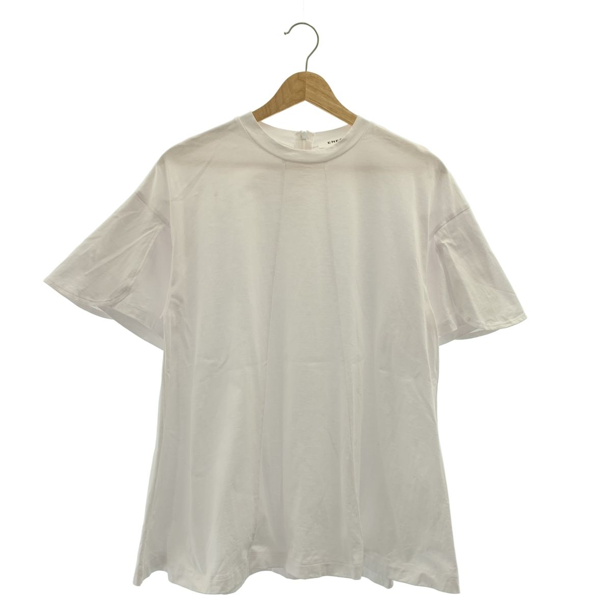 ENFOLD エンフォルド 2024SS ダブルスリーブ AラインTシャツ ENFOLD / エンフォルド | 2024SS | UPPER-ARM HIDDEN T-SHIRT ダブル