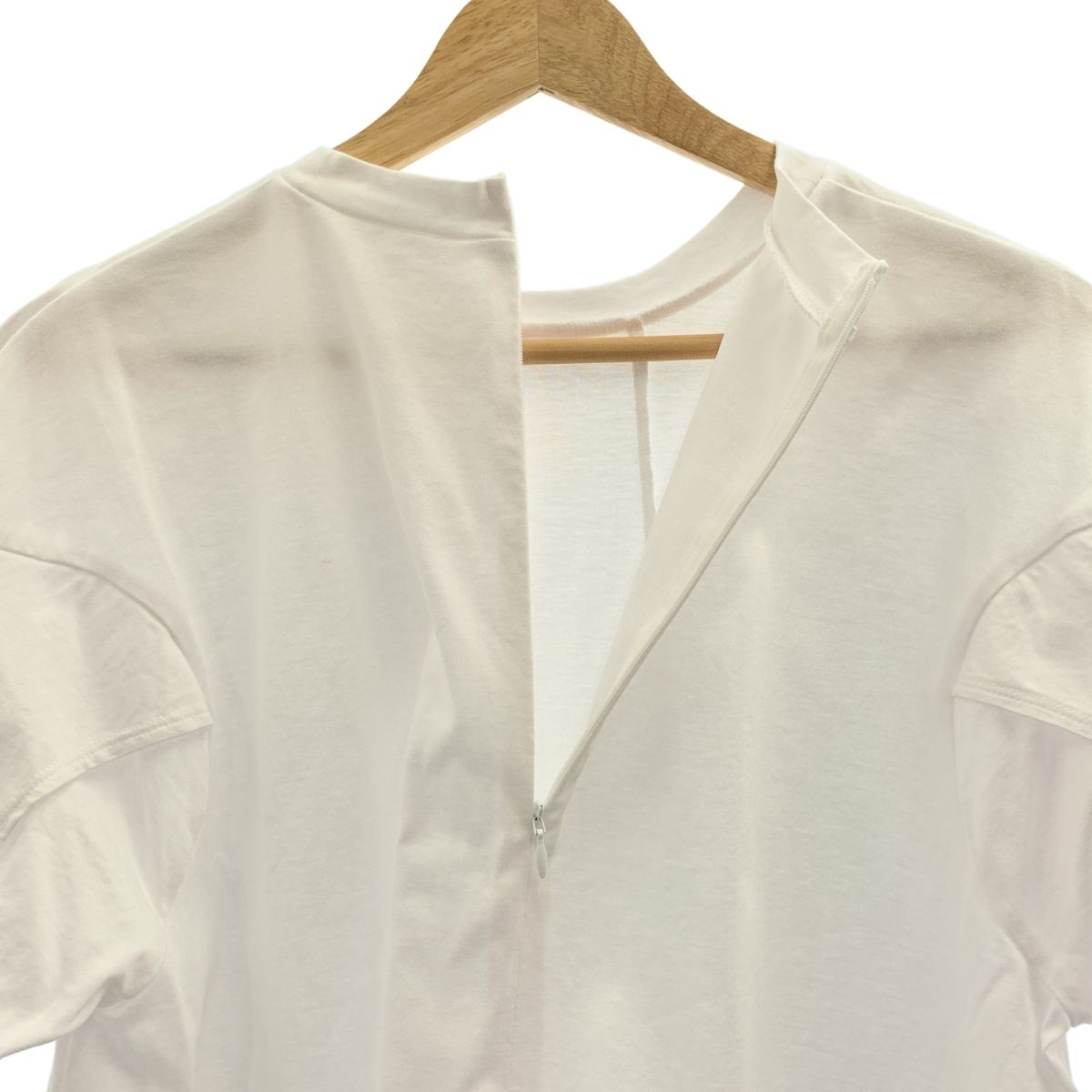 ENFOLD エンフォルド 2024SS ダブルスリーブ AラインTシャツ ENFOLD / エンフォルド | 2024SS | UPPER-ARM HIDDEN T-SHIRT ダブル