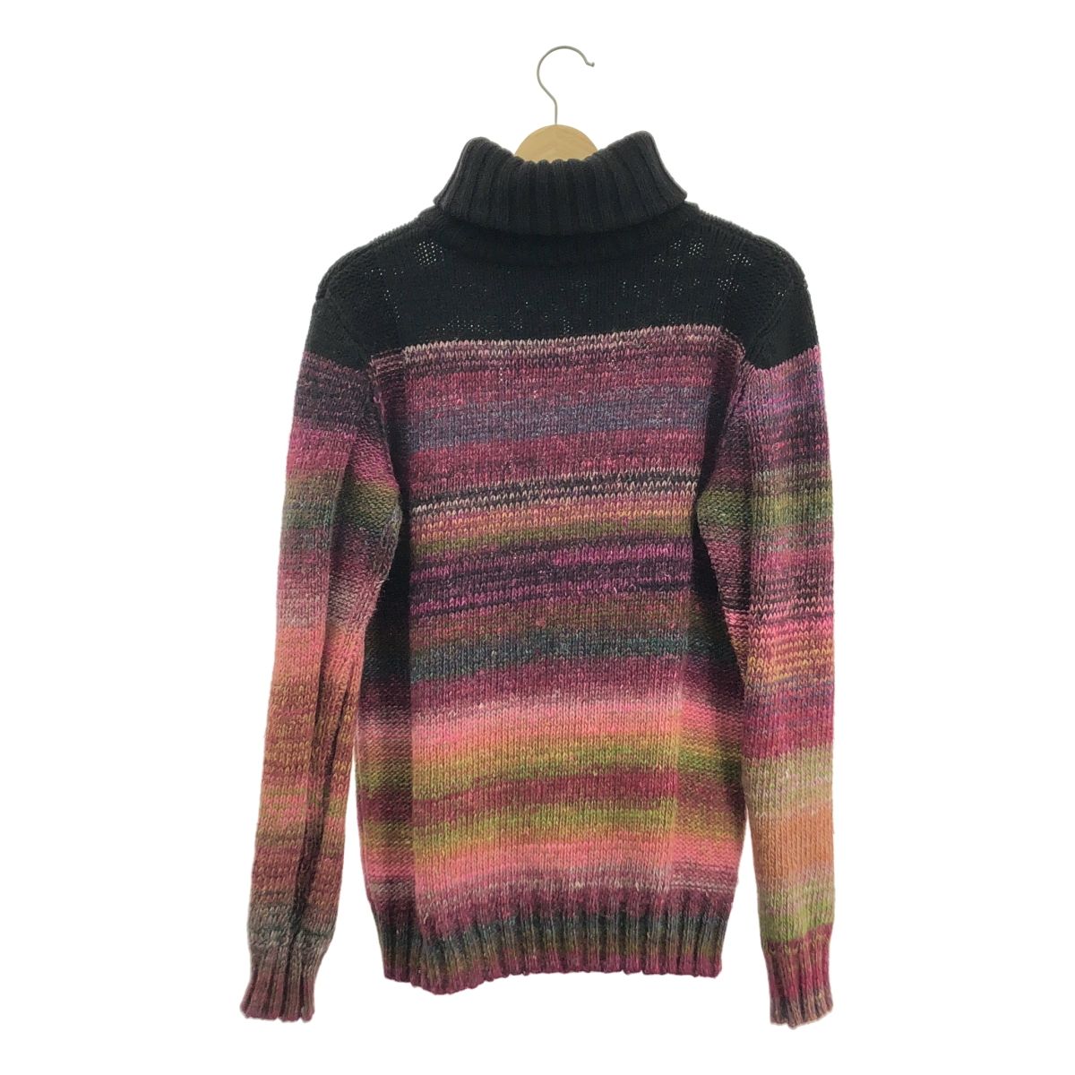 DRIESVANNOTEN ドリスヴァンノッテン 09AW 柄タートルニット DRIES VAN NOTEN / ドリスヴァンノッテン | ウール グラデーション