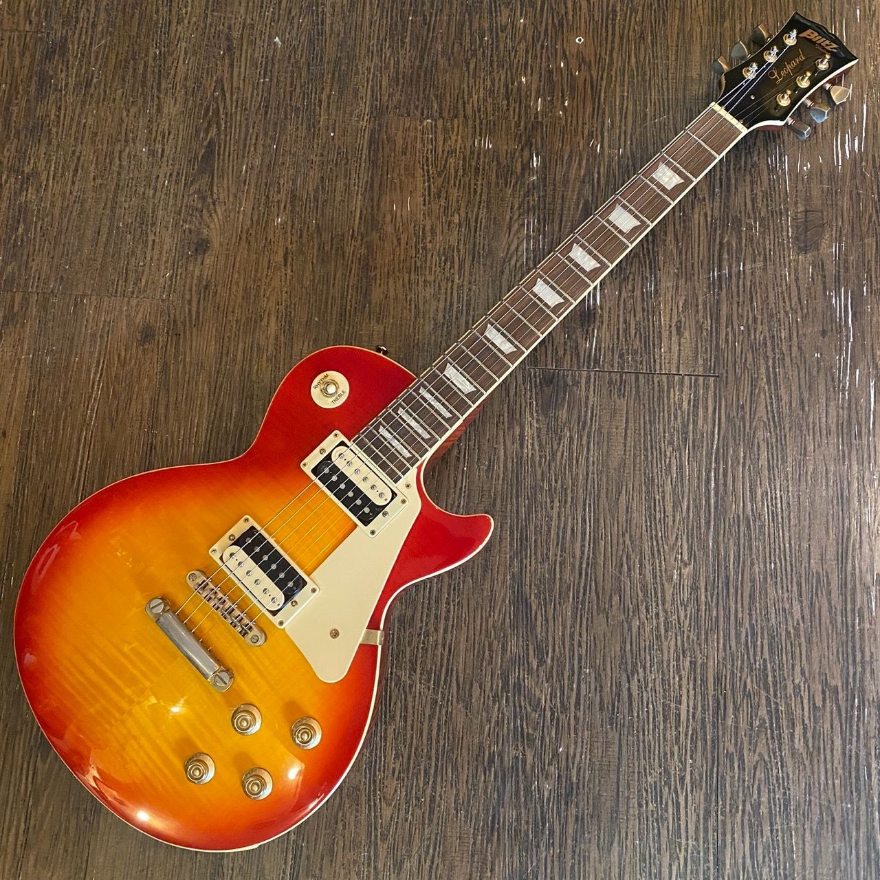 Blitz by Aria Pro II Leopard Les Paul Type Electric Guitar エレキ