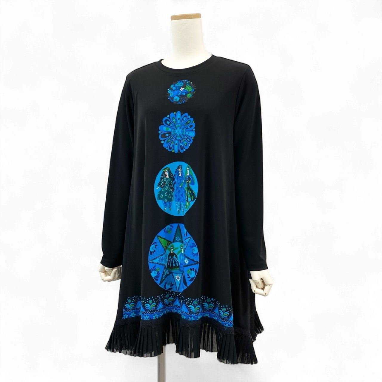 2k19《美品》 TOKUKO 1er VOL トクコプルミエヴォル 長袖ワンピース