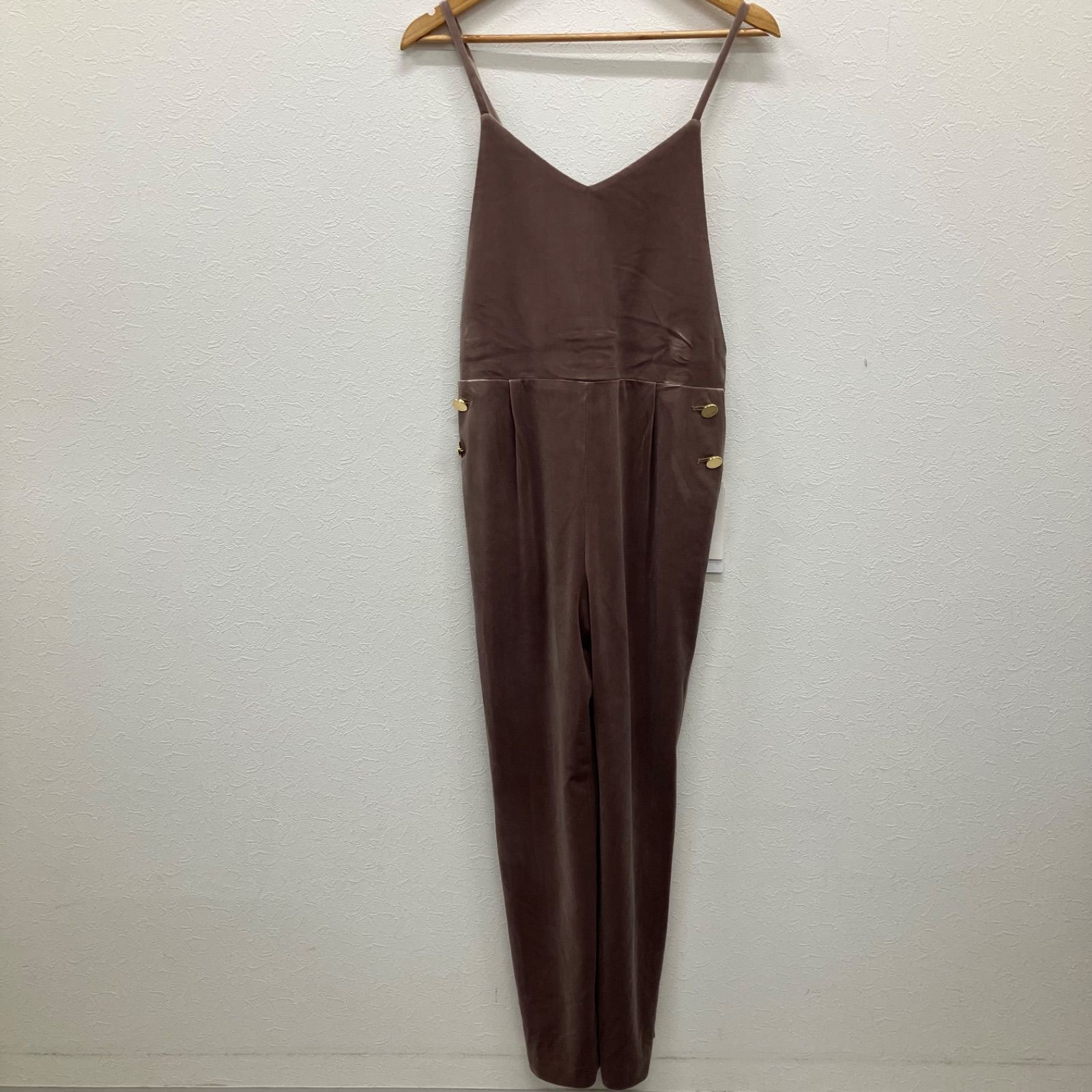 AP60 美品 GRACE CLASS グレースクラス サロペット ベロアストレッチ