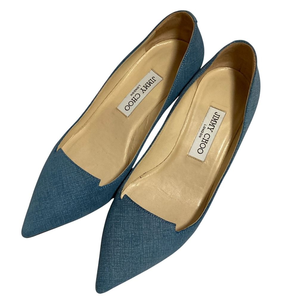 ジミーチュウ　パンプス ネイビー JIMMY CHOO/pumps/suède/navy/ladies/ジミーチュウ/パンプス/スエード