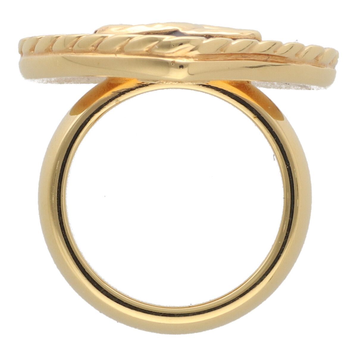 【最終値下げ】【CHANEL】シャネル ハートモチーフリング デニム風 CCロゴ 最終値下げ】【CHANEL】シャネル ハートモチーフリング デニム風 CCロゴ