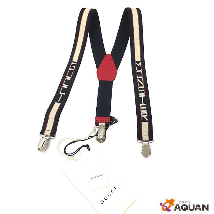 未使用　GUCCI　グッチ　キッズ　子供　サスペンダー　aq3020