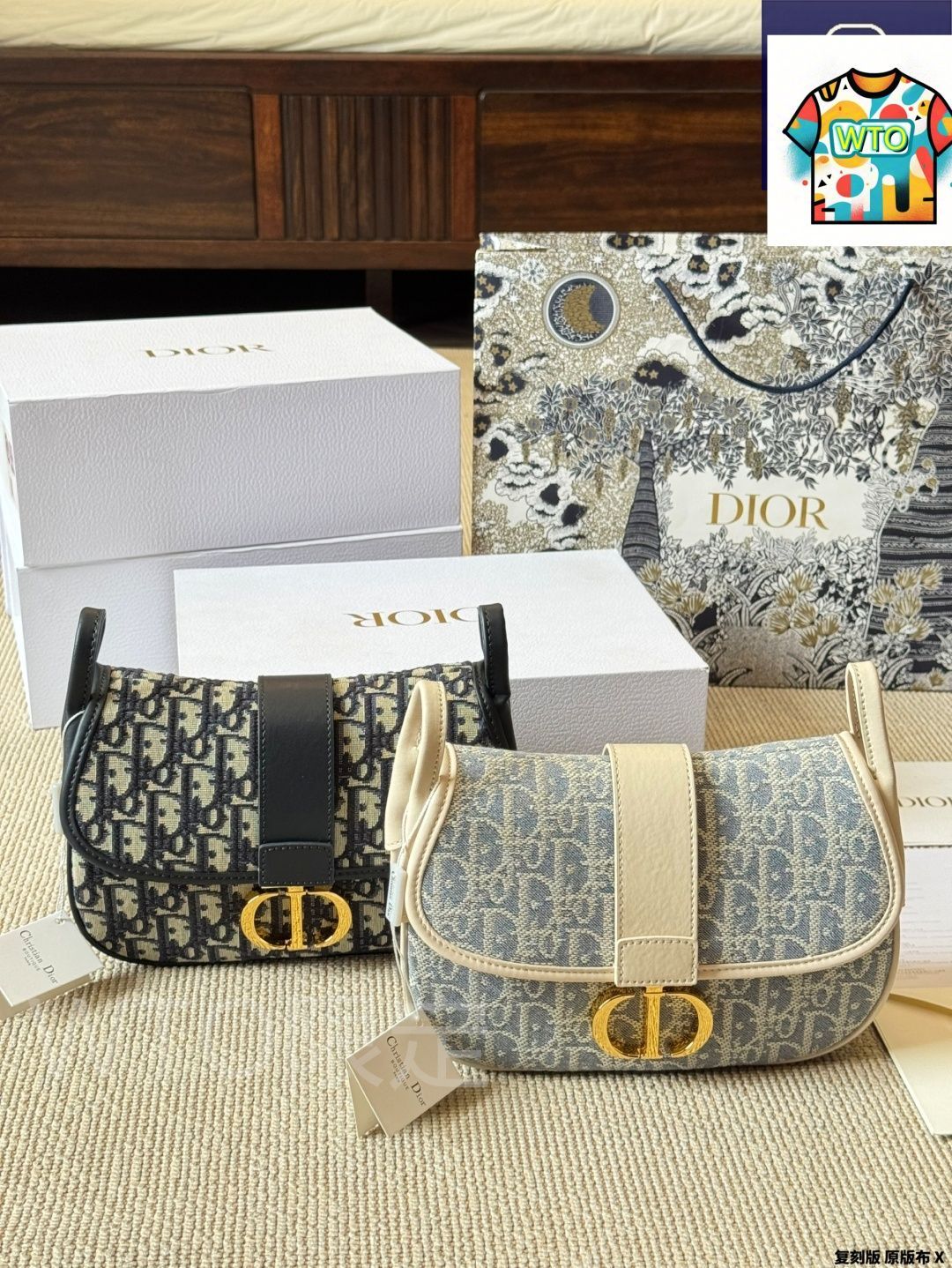 今日特価】Dior ディオール モンターニュ クラシック系列 大きなCD