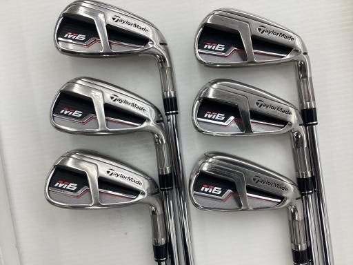 中古】 テーラーメイド M6 6S アイアンセット IR RE-AX 85 STEEL