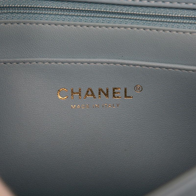 シャネル マトラッセ ココマーク トップハンドル ハンドバッグ