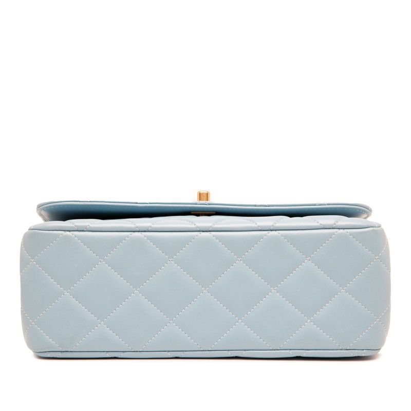 シャネル マトラッセ ココマーク トップハンドル ハンドバッグ