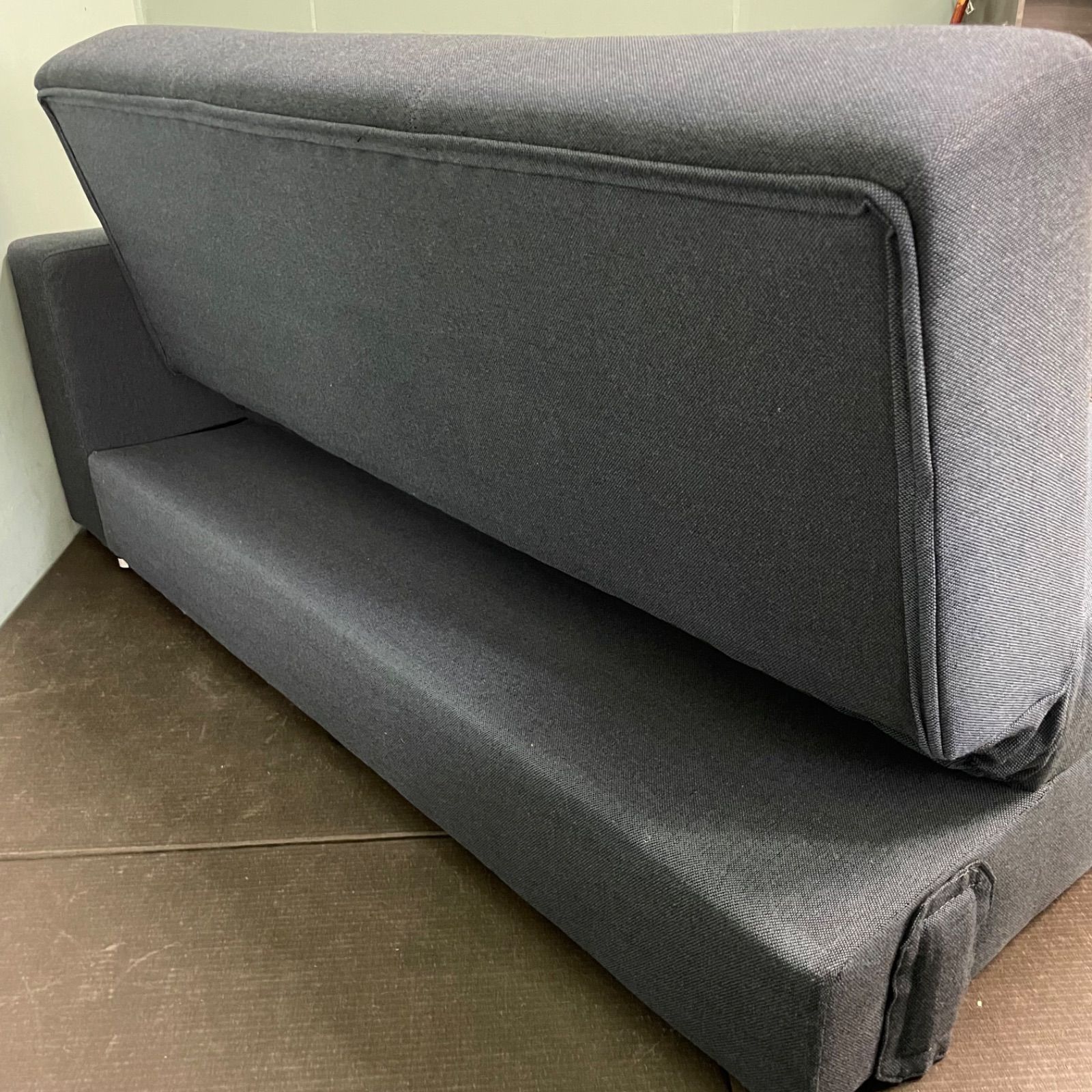 ♭ 送料込み NITORI ソファベッド 収納付き ニトリ カウチソファ 