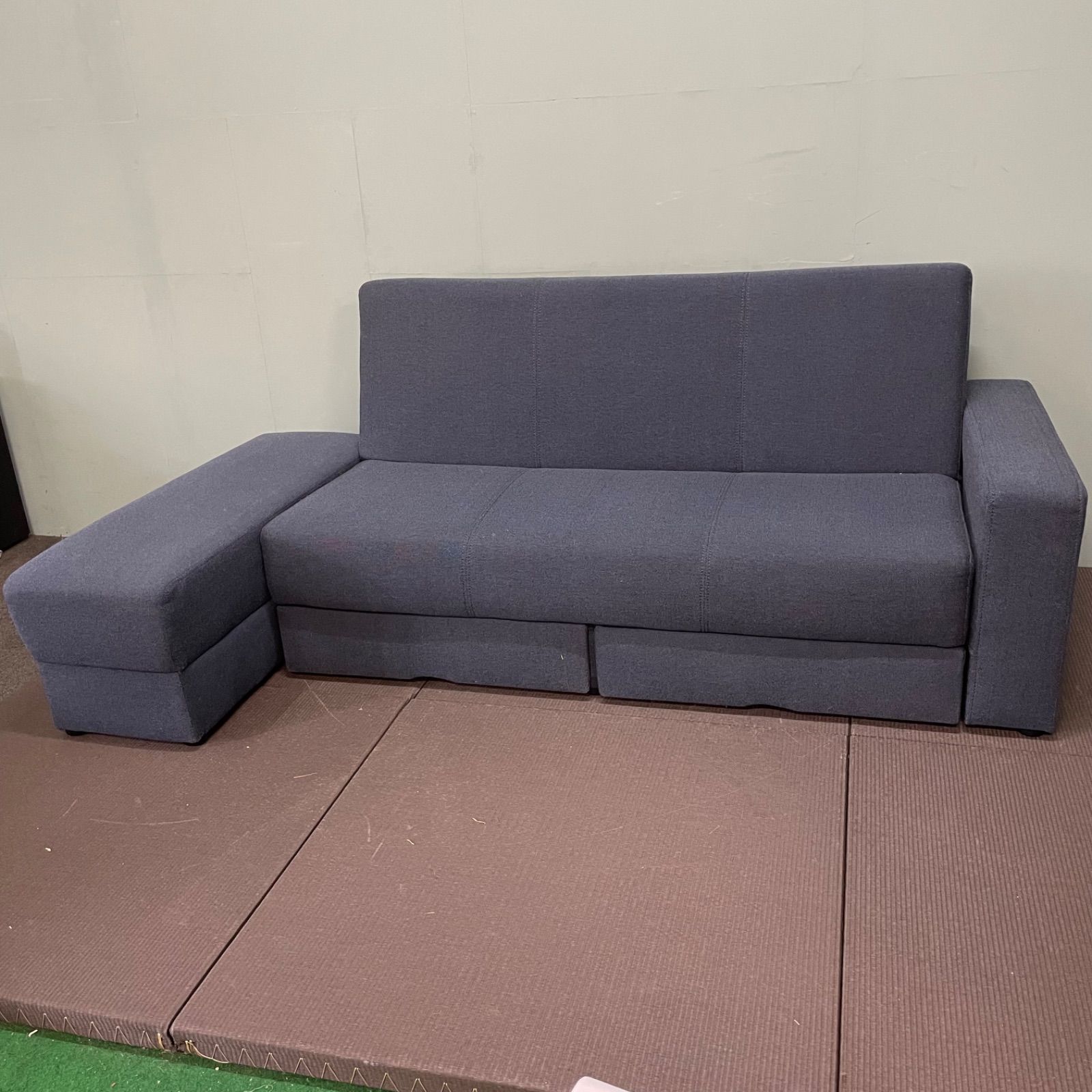 ニトリ ソファベッド【送料込み】 送料込み】ニトリ グレー ソファ