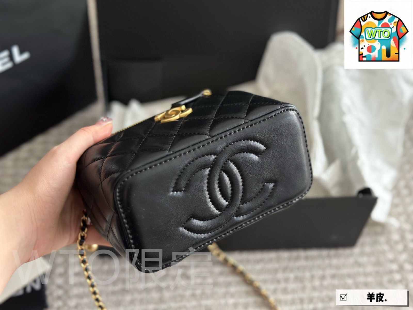 今日特価】Chanel シャネル ダブルボールボックスバッグ ギフト