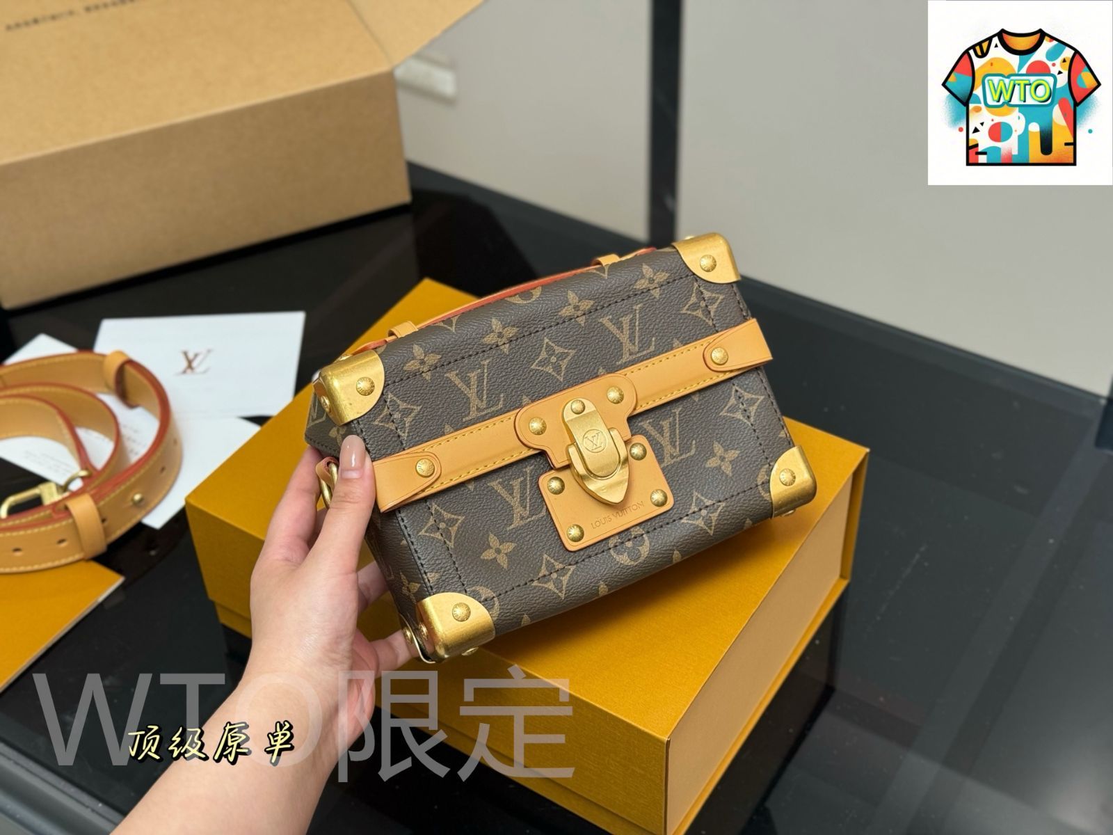 今日特価】Louis Vuitton ルイヴィトン ミニソフトトランク 折りたたみ