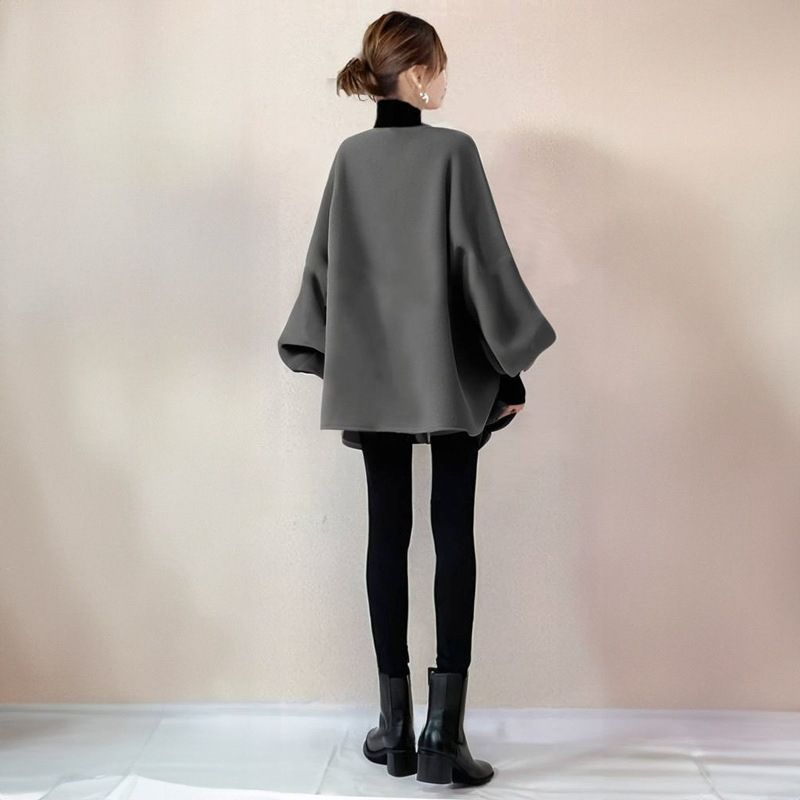 コート アウター ツイードケープジャケット レディース ツイード 即購入OK コート レディース ケープ ジャケット 長袖 ノー