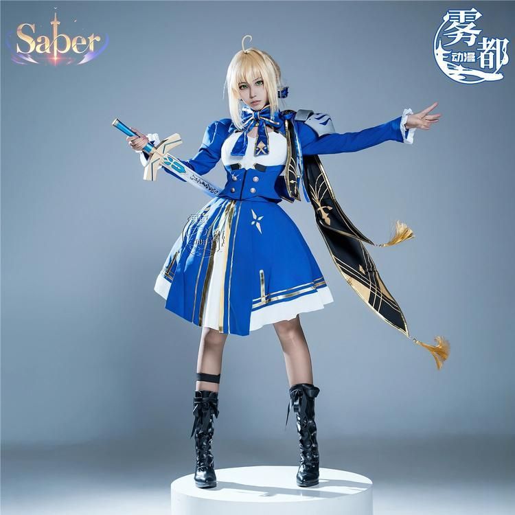 ♥ 霧都アニメ Fate × 崩壊 スターレイル セイバー コスプレ衣装 meilu 51209