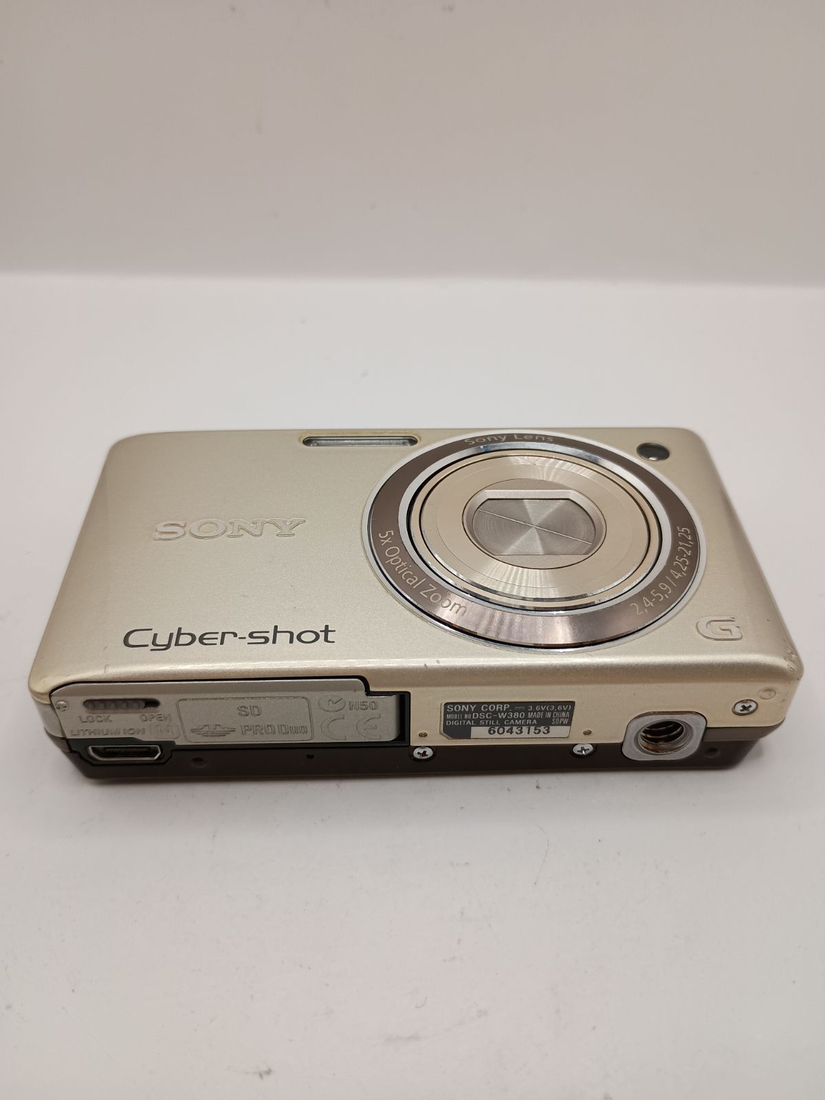 SONY Cyber-shot DSC-W380シルバー 動作確認済 Amazon | SONY デジタルカメラ Cyber-Shot(サイバーショット) W380