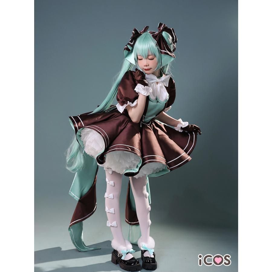 ICOS 初音ミク ウサギドレス 39 s 版権 コスプレ衣装 meilu 51209
