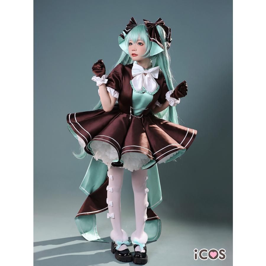 新品 未使用 ICOS 初音ミク ウサギドレス 39's 公式版権 コスプレ衣装