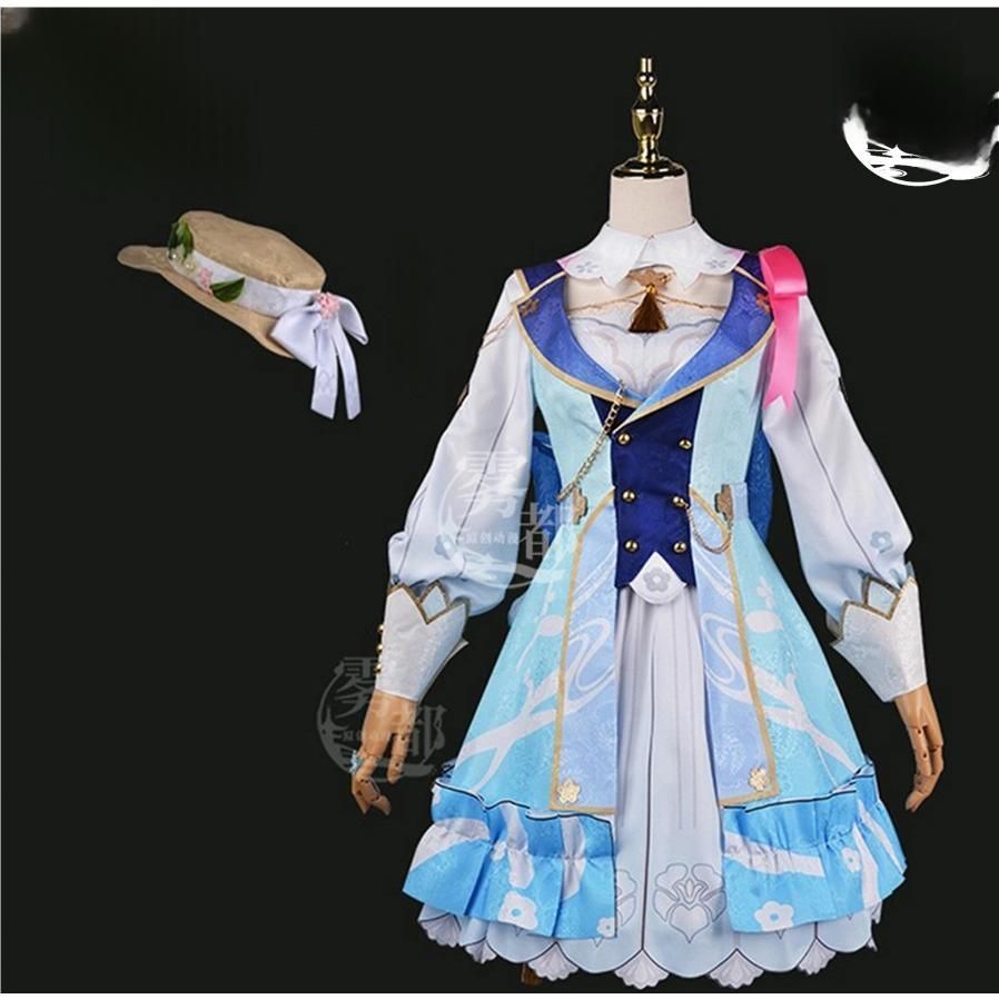 ♥ 霧都アニメ 原神 神里綾華 COS衣装 新スキン 花時来信 コスプレ ゲーム二次元衣装 meilu 51209