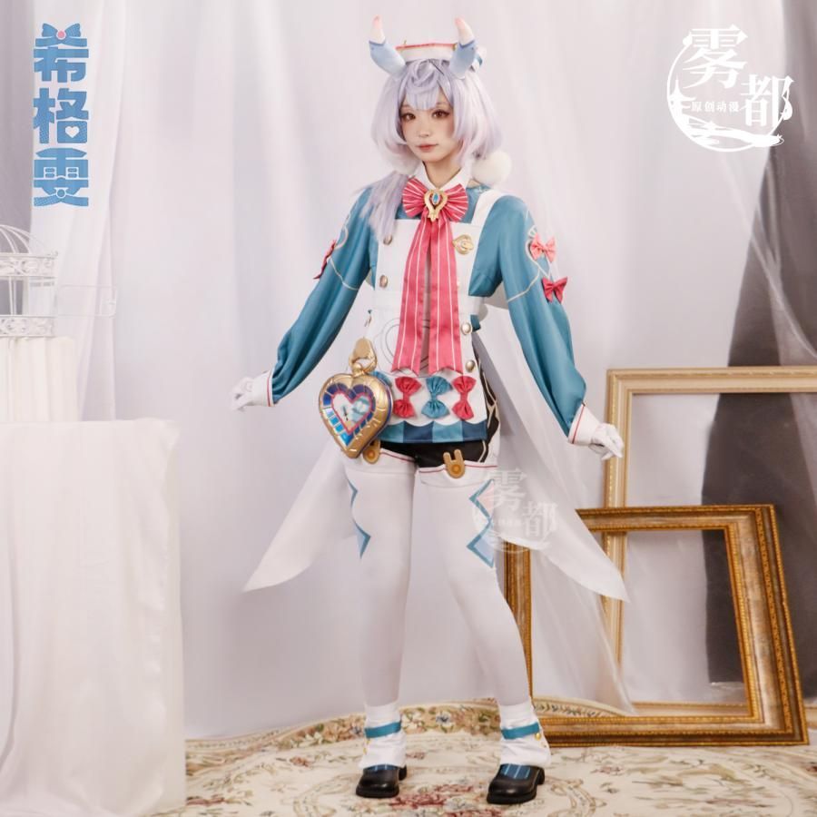 ♥ 霧都アニメ 原神 フォンテーヌ シグウィン COS衣装 コスプレ 二次元ロリータ ゲーム C服 meilu 51209