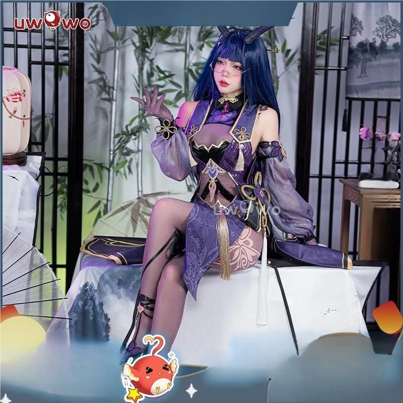 高品質 Uwowo悠窩窩 崩壊3 rd 雷電芽衣 夜雨春瀾 旗袍 コスプレ 衣装 meilu 51205