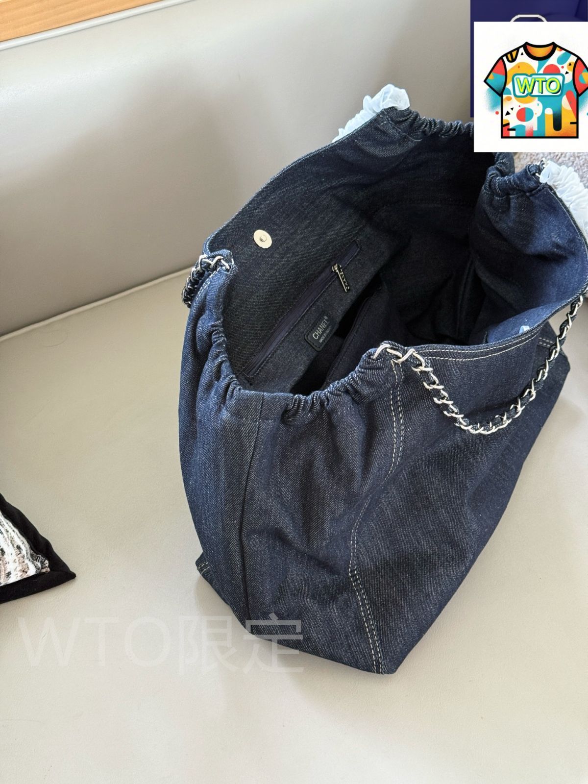 CHANEL シャネル　ビンテージ加工デニム　ボーダー 渋谷並木橋店】2024年プレコレクション CHANEL シャネル デニムパンツ