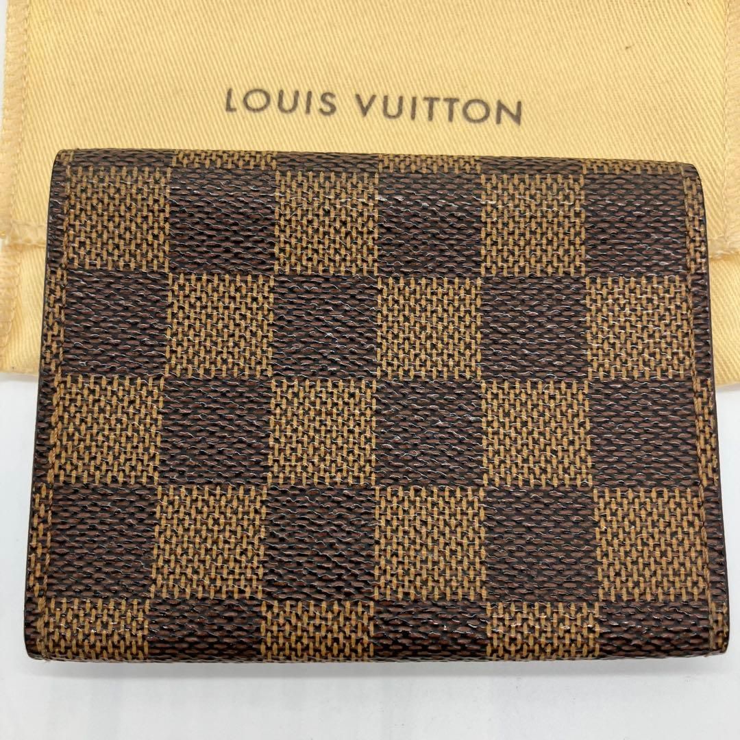 極美✨ルイヴィトン カードケース 名刺入れ ダミエ レザー ブラウン 茶色 極美✨ルイヴィトン カードケース 名刺入れ ダミエ レザー ブラウン