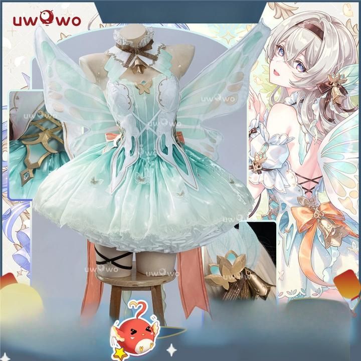 新発売 悠窩窩 コスプレ 衣装 星穹鉄道 精霊姫 流蛍 meilu 51210