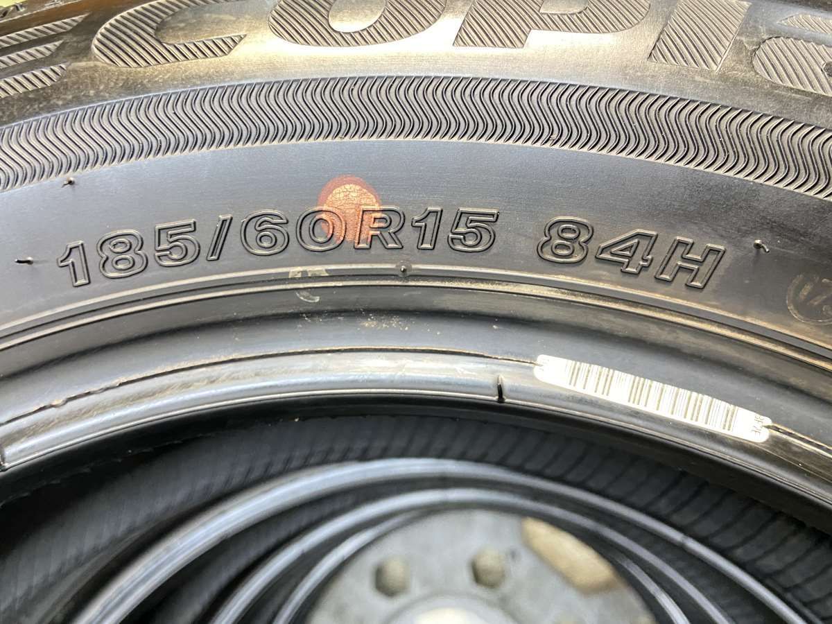 185/60R15 ブリヂストン エコピア EP150 中古タイヤ サマータイヤ 4本