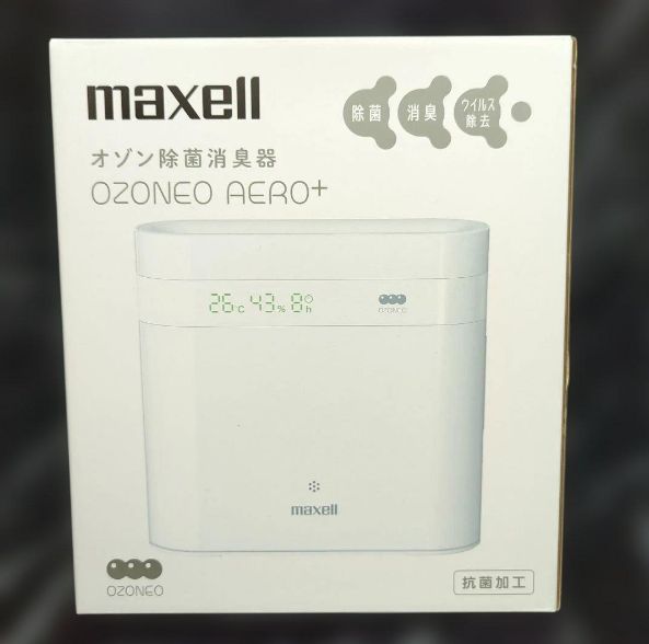 新品未使用品　マクセル　オゾン　除菌消臭器　OZONEO AERO+　ホワイト 即発送未使用品 マクセル オゾン 除菌消臭器 OZONEO AERO+ ホワイト