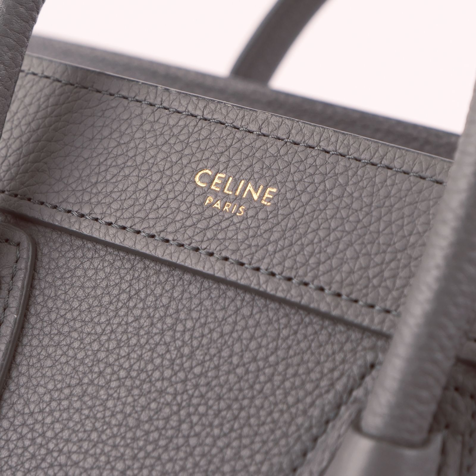 中古】【美品】【新型モデル】セリーヌ ラゲージ ナノショッパー