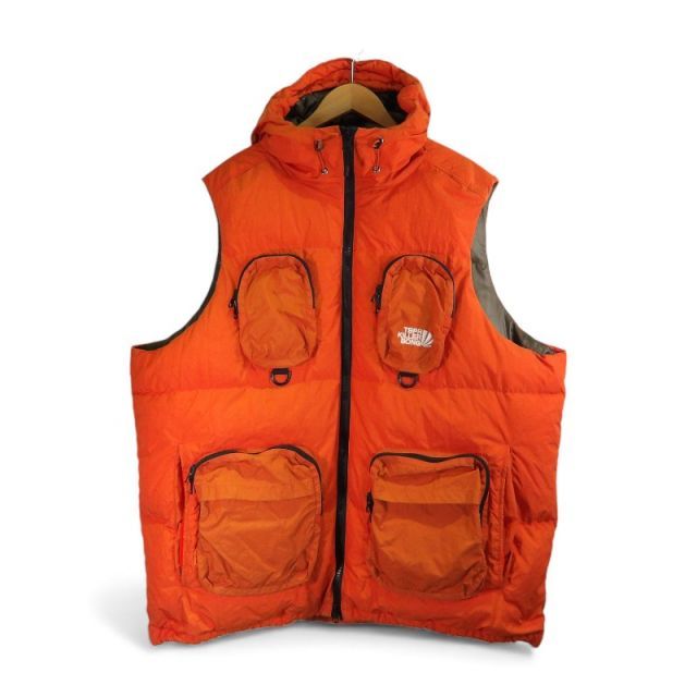 TIGHTBOOTH 22aw UTILITY DOWN VEST ORANGE サイズXL タイトブース ユーティリティー フーデッド ダウンベスト 大名店