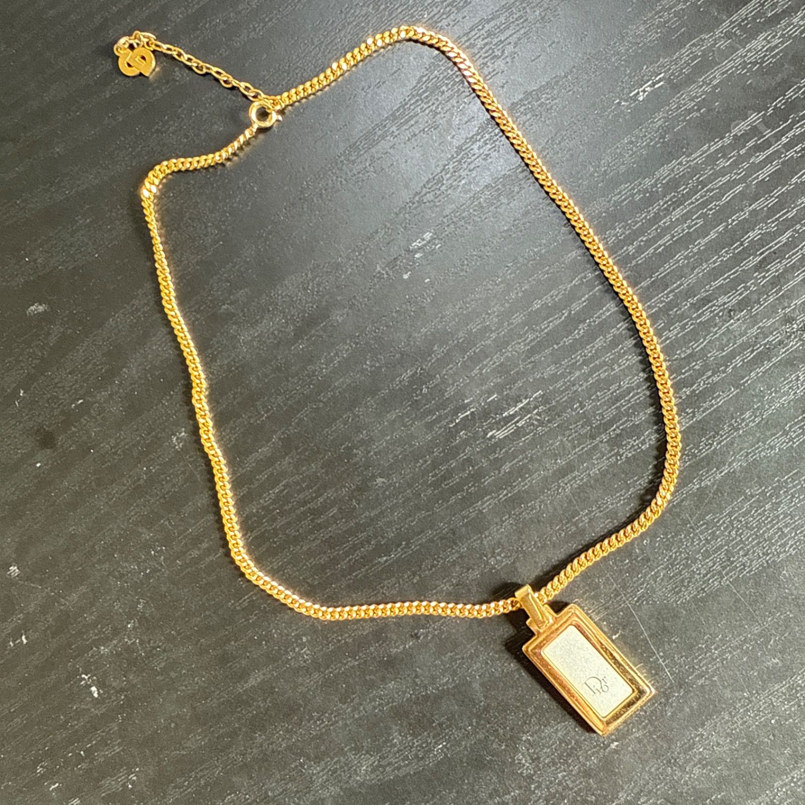 【vintage Dior】喜平チェーン　ネックレス　00s Y2K gold vintage Dior】喜平チェーン ネックレス 00s Y2K gold