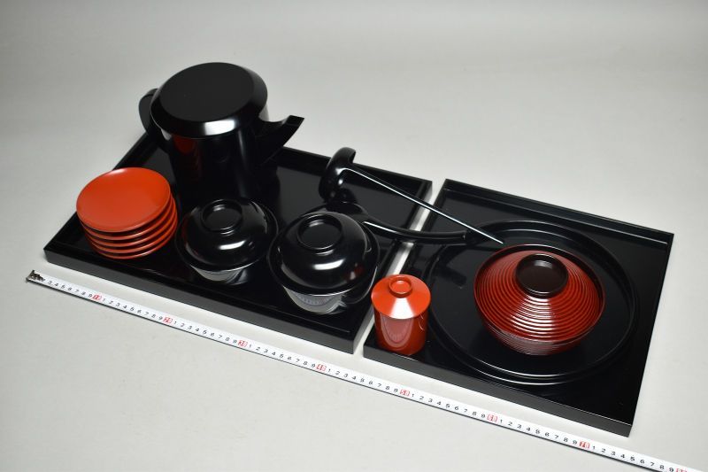 蔵A5712a】輪島塗 茶平一斎 懐石揃い一式 茶懐石道具 共箱 - メルカリ