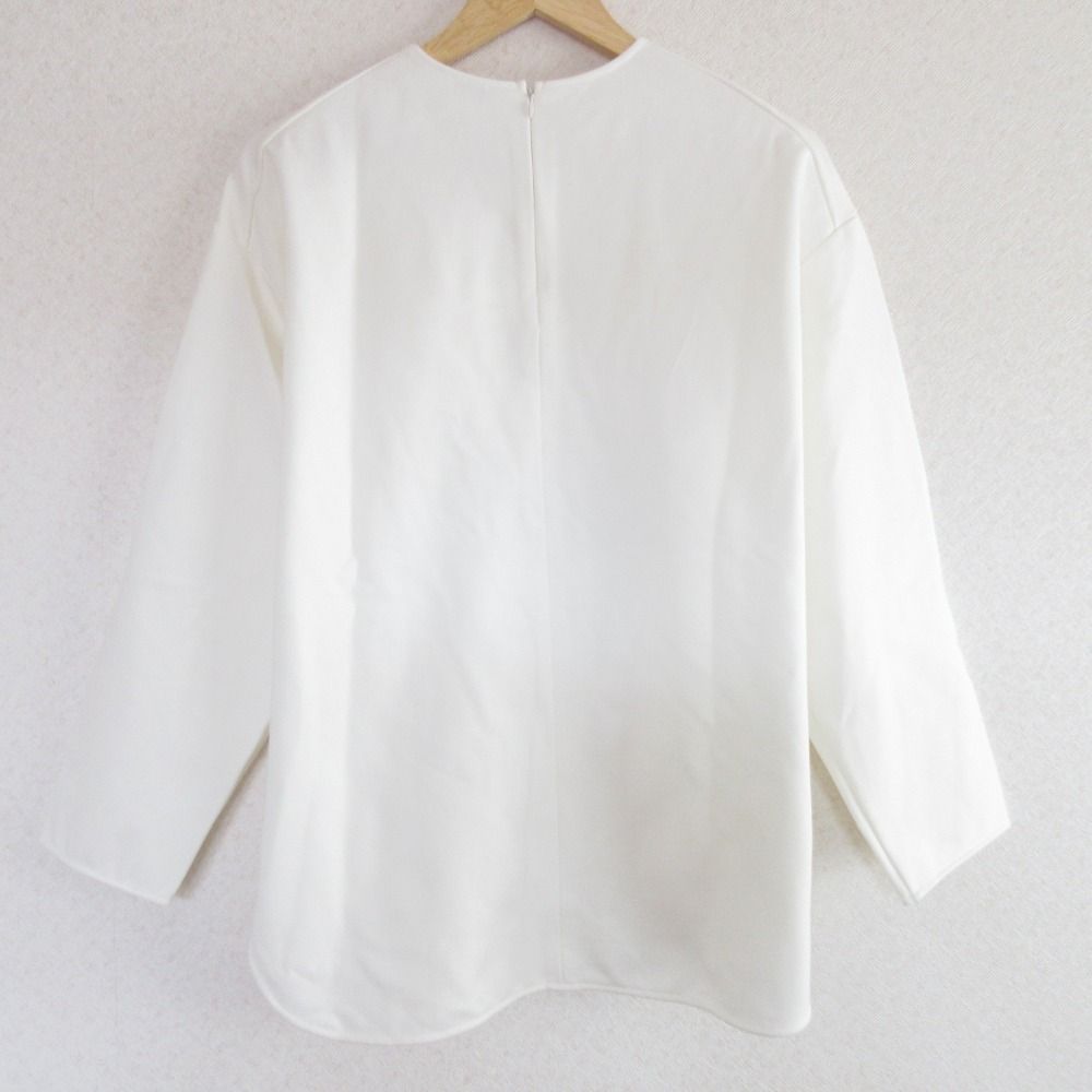 22AW yori ヨリ 長袖 ストレッチ ソフト裏起毛カットソー ブラウス F