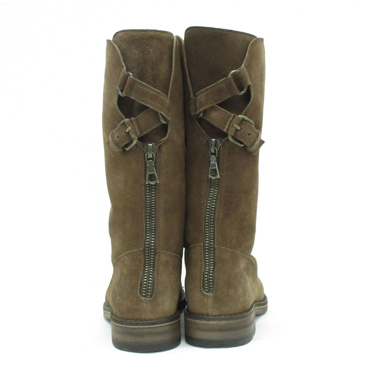 サルトル ジョッキーブーツ ロングブーツ 35 シングルベルト バック