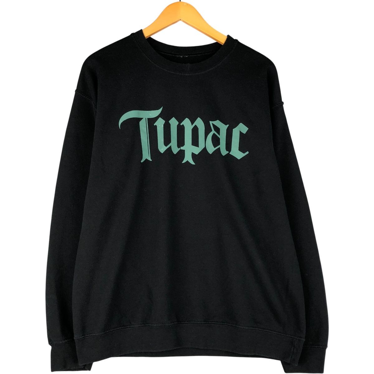 古着 2pac トゥーパック ラップ スウェットシャツ トレーナー メンズL